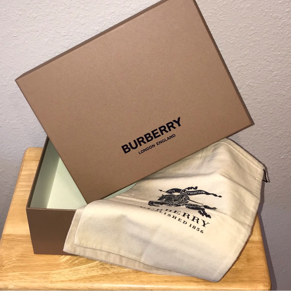 Burberry Box with Pair of Dust Bags